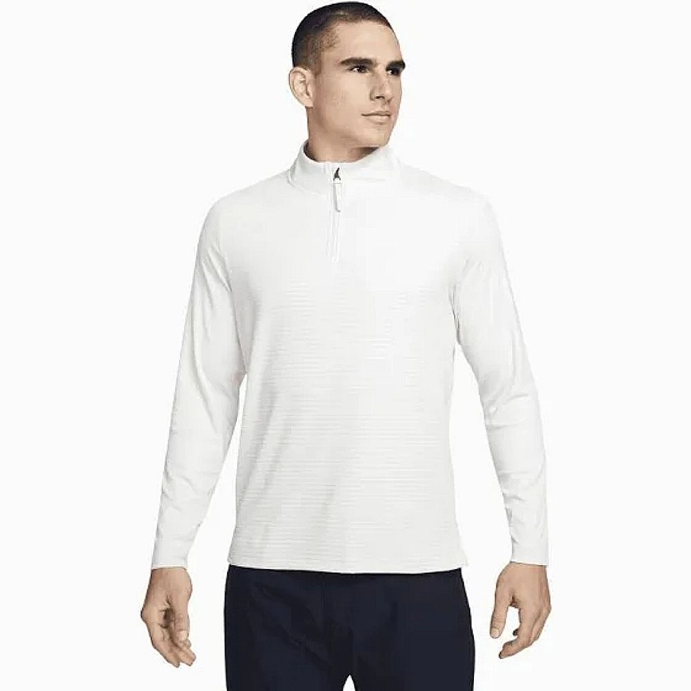 Nike Golf Dri-FIT ADV Vapor Quarter-Zip DH0982-100 Mens Size LARGE White Black